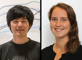 split screen profile photo of Vincent Liu and Cecilia Vollbrecht