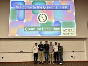 WQCC team at the end of the Intro. to Qiskit session